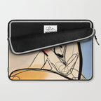 Female Figure Line Art 7 Laptop Sleeve Gallery Image 2