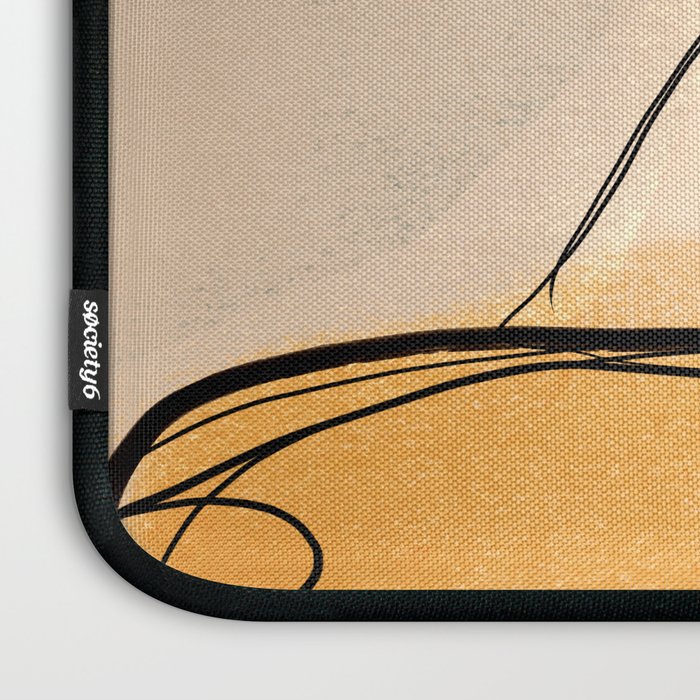 Female Figure Line Art 7 Laptop Sleeve Gallery Image 3