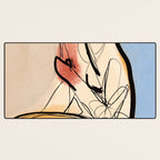 Female Figure Line Art 7 Desk Mat Gallery Image 3