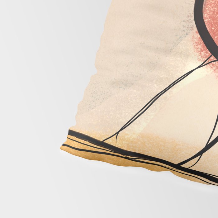 Female Figure Line Art 7 Pillow Sham Gallery Image 4