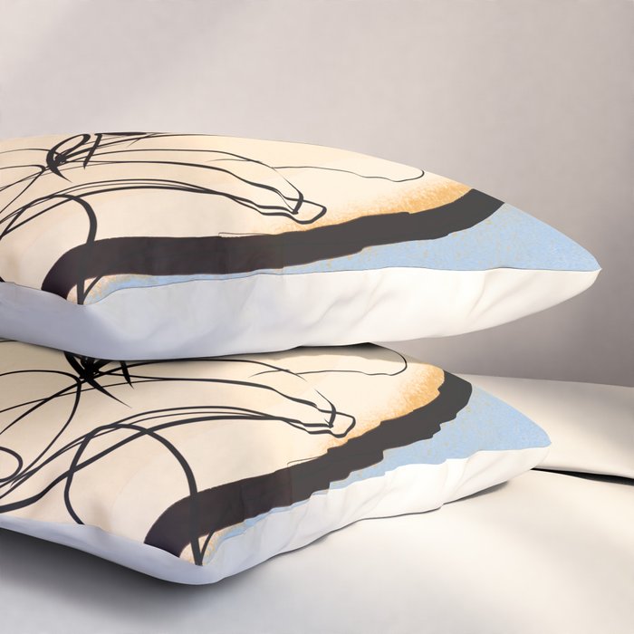 Female Figure Line Art 7 Pillow Sham Gallery Image 3