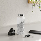 Cleveland White Map Water Bottle Gallery Image 4