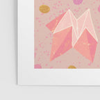 Origami Fortune Teller in Pastel Pink Poster Gallery Image 3