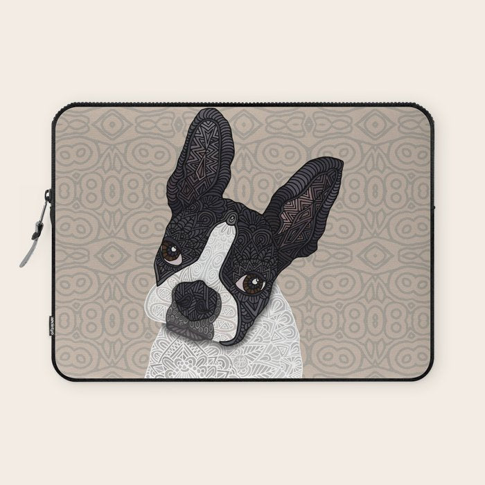 Boston Terrier 2015 Laptop Sleeve Gallery Image 1