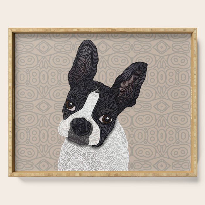 Boston Terrier 2015 Serving Tray Gallery Image 1