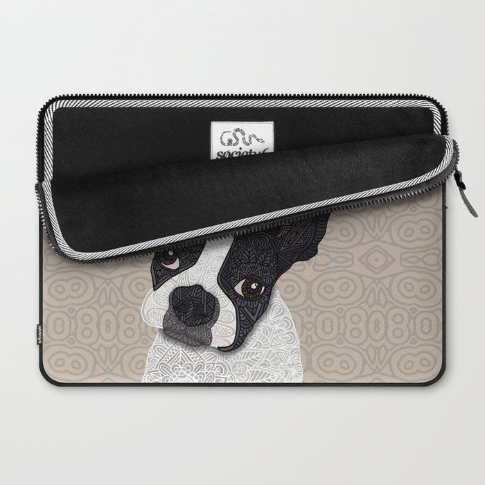Boston Terrier 2015 Laptop Sleeve Gallery Image 2