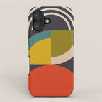 mid century bauhaus geometric large 3 iPhone Case Gallery Image 1