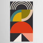 mid century bauhaus geometric large 3 Tablecloth Gallery Image 2