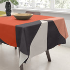 mid century bauhaus geometric large 3 Tablecloth Gallery Image 3
