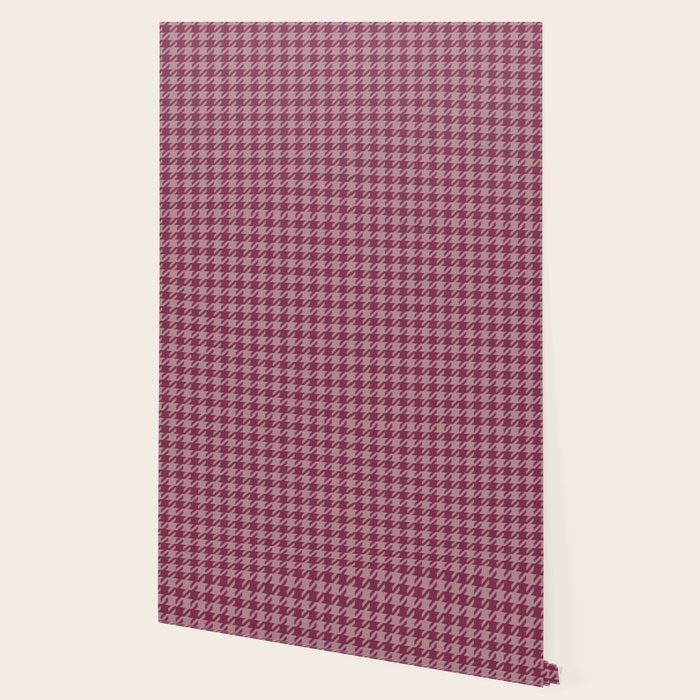 Houndstooth Ripe Mauve Wallpaper Gallery Image 2