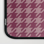 Houndstooth Ripe Mauve Laptop Sleeve Gallery Image 3
