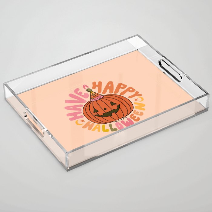 Happy Halloween Acrylic Tray Gallery Image 1