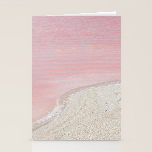 Pink Ocean in Yucatan, Mexico Stationery Card Gallery Image 1