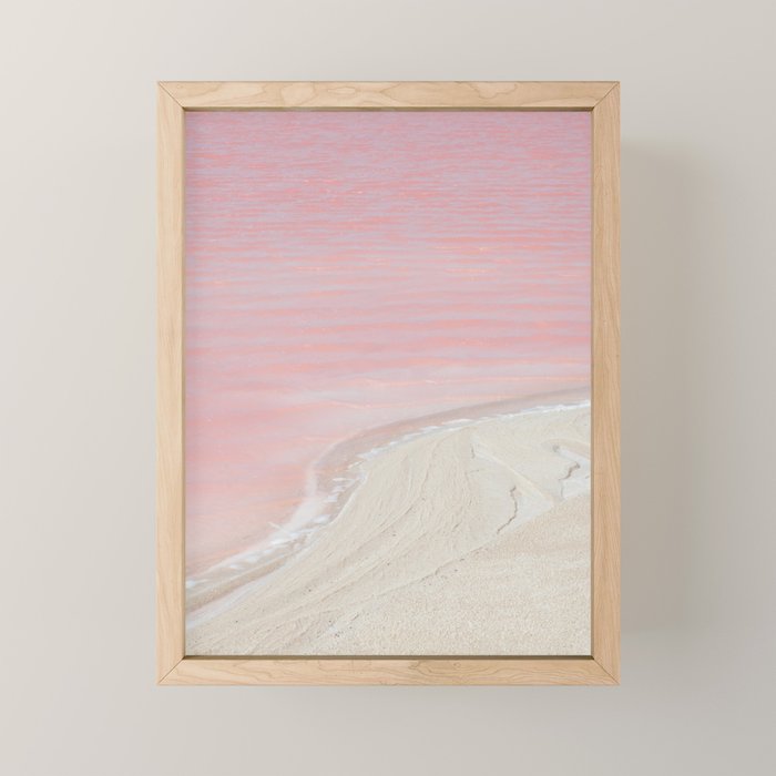 Pink Ocean in Yucatan, Mexico Mini Art Print Gallery Image 1