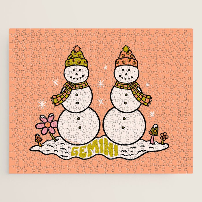 Gemini Snowman Jigsaw Puzzle Gallery Image 1