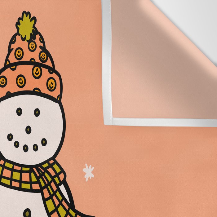 Gemini Snowman Wall Tapestry Gallery Image 3