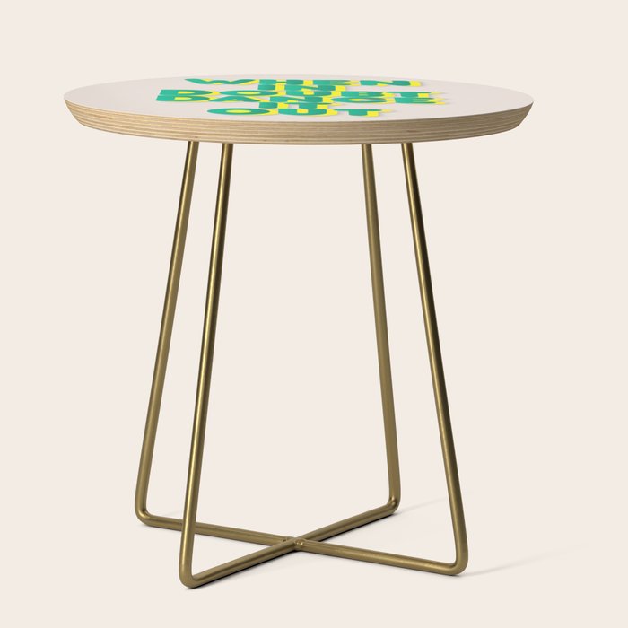When in doubt dance it out no2 Side Table Gallery Image 1