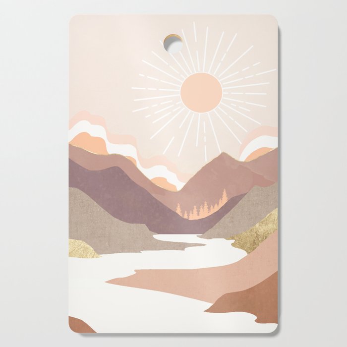 Salmon Vista Cutting Board Gallery Image 1
