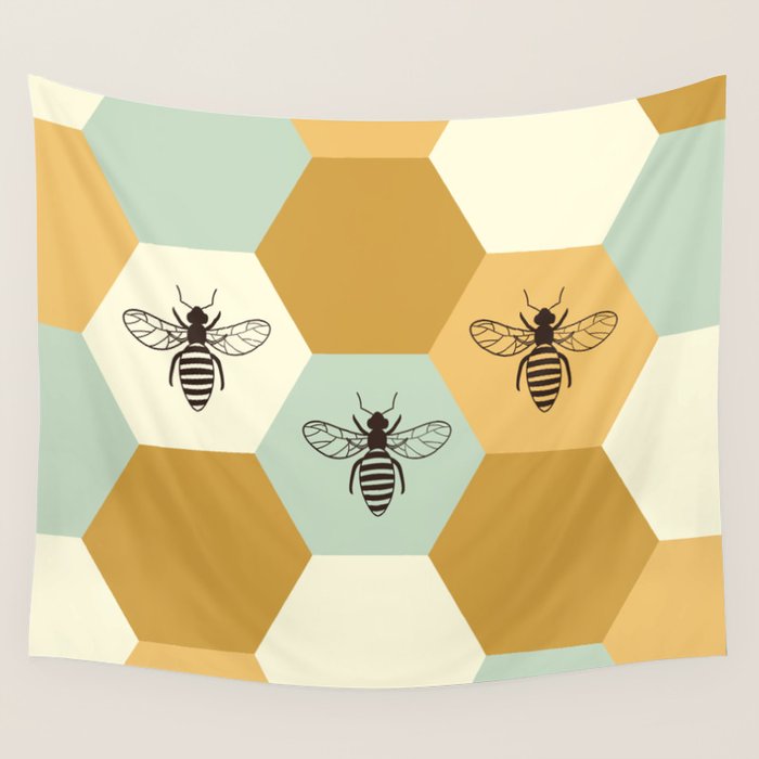 Beehive Wall Tapestry Gallery Image 1