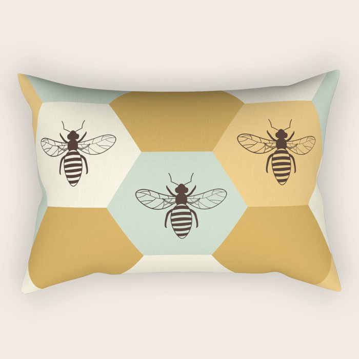 Beehive Rectangular Pillow Gallery Image 1