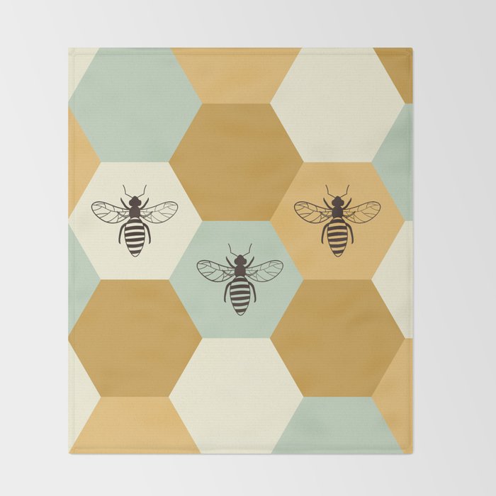 Beehive Throw Blanket Gallery Image 2