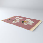 Pink Magnolia Flowers Rug Gallery Image 3