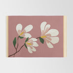 Pink Magnolia Flowers Rug Gallery Image 2