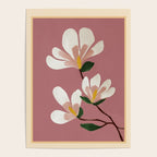 Pink Magnolia Flowers Poster Gallery Image 4