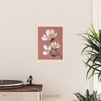 Pink Magnolia Flowers Poster Gallery Image 2