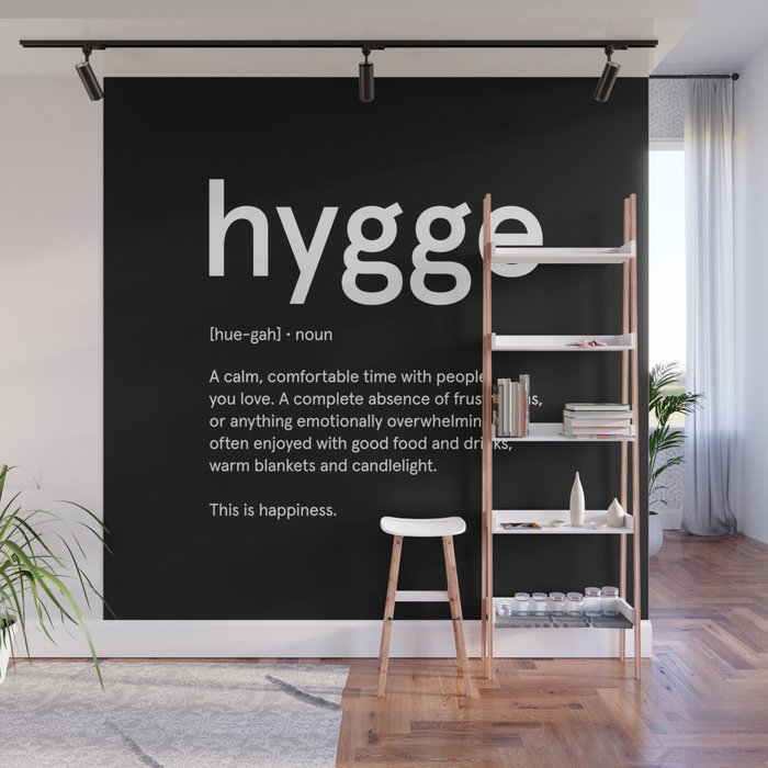Hygge: Black Edition Wall Mural Gallery Image 1