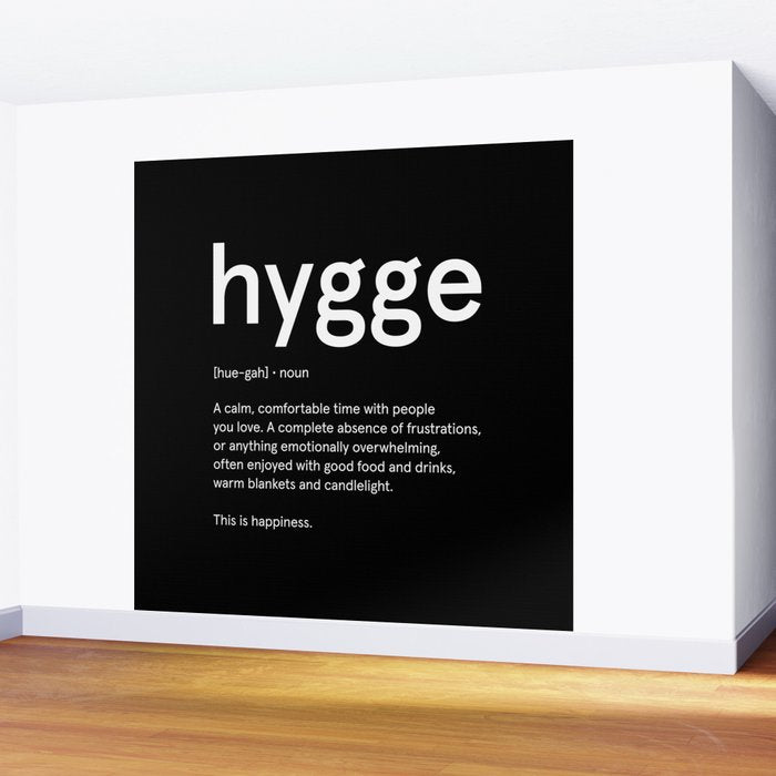 Hygge: Black Edition Wall Mural Gallery Image 2