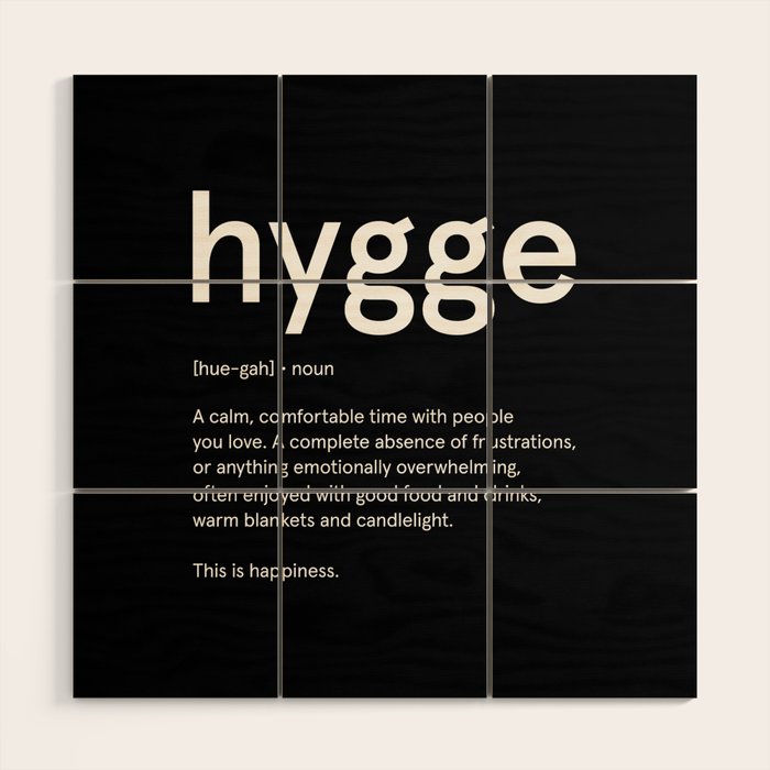 Hygge: Black Edition Wood Wall Art Gallery Image 1
