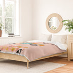 Retro Roads - Pink Palette Duvet Cover Gallery Image 2