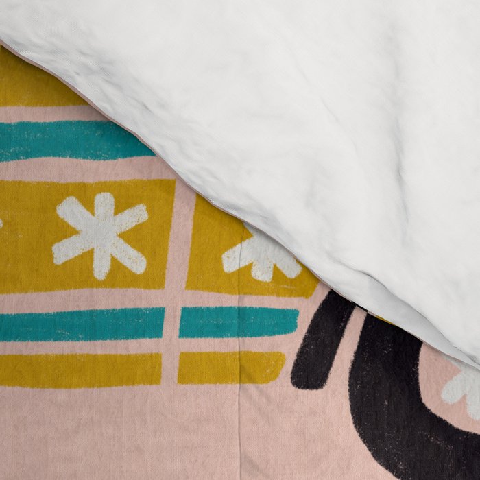 Retro Roads - Pink Palette Comforter Gallery Image 4