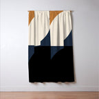 Almond Abstract II Window Curtain Gallery Image 3