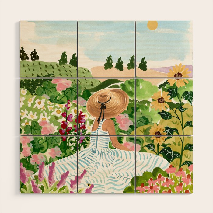 Garden Daydream  Wood Wall Art Gallery Image 1