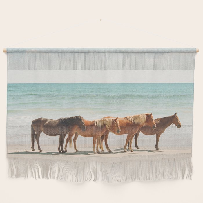 Summer Beach Horses Wall Hanging Gallery Image 1