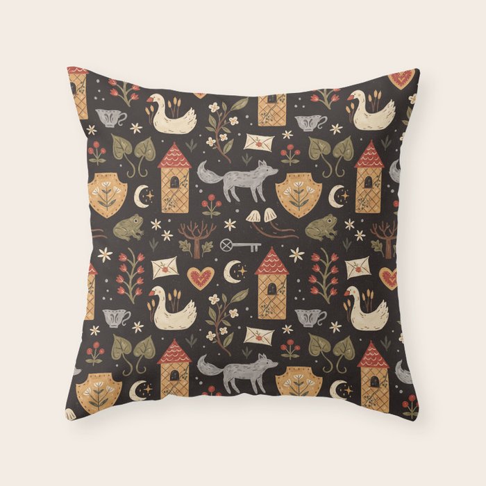 An Old Fairytale Throw Pillow Gallery Image 6