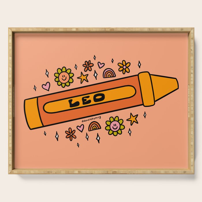 Leo Crayon Serving Tray Gallery Image 1