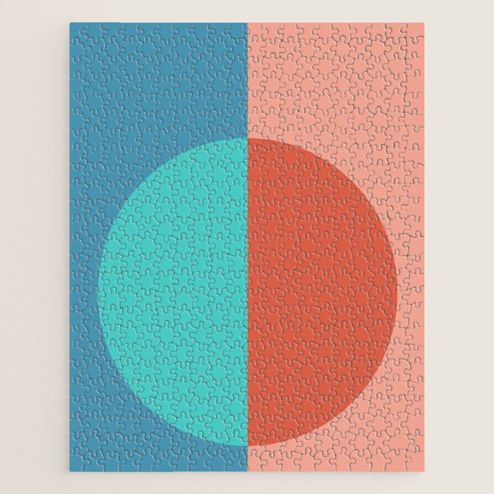 Color Block Abstract II Jigsaw Puzzle Gallery Image 1