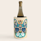 Cute French bulldog and heart shaped sunglasses  Wine Chiller Gallery Image 1