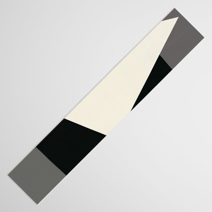 Geometric gray black design 2 Table Runner Gallery Image 3