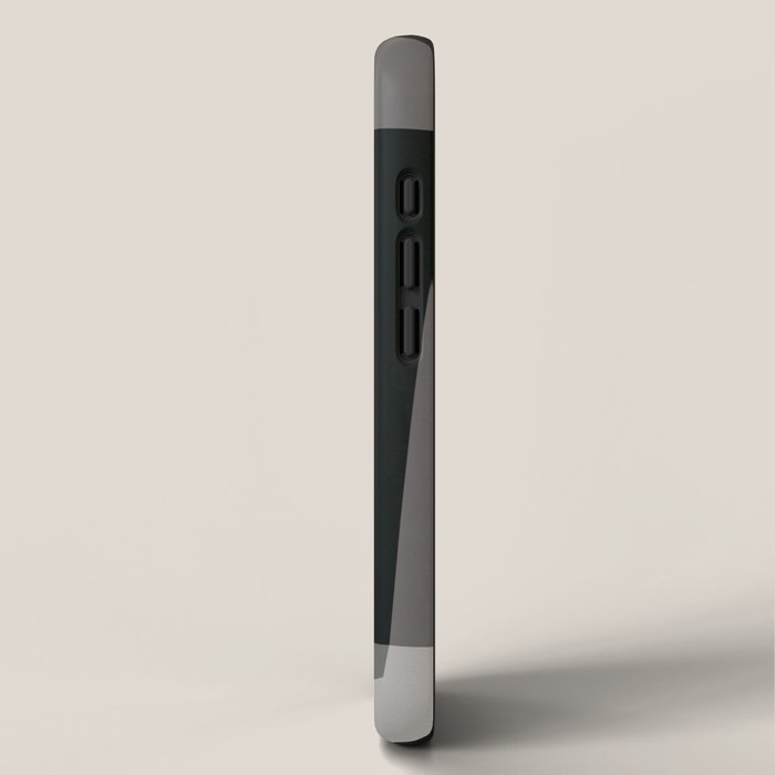 Geometric gray black design 2 iPhone Case Gallery Image 2
