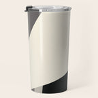Geometric gray black design 2 Travel Mug Gallery Image 3