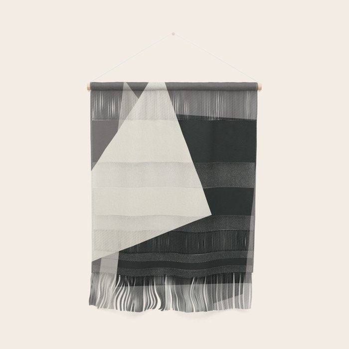Geometric gray black design 2 Wall Hanging Gallery Image 1