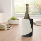 Geometric gray black design 2 Wine Chiller Gallery Image 4