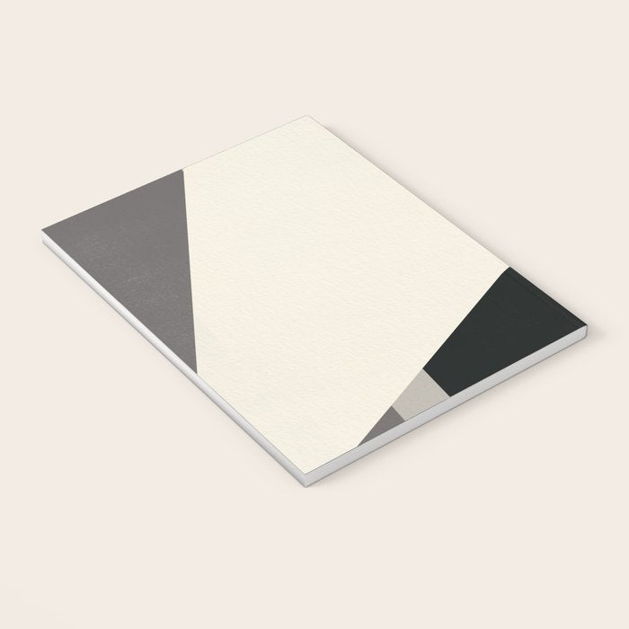 Geometric gray black design 2 Notebook Gallery Image 3