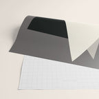 Geometric gray black design 2 Wrapping Paper Gallery Image 2