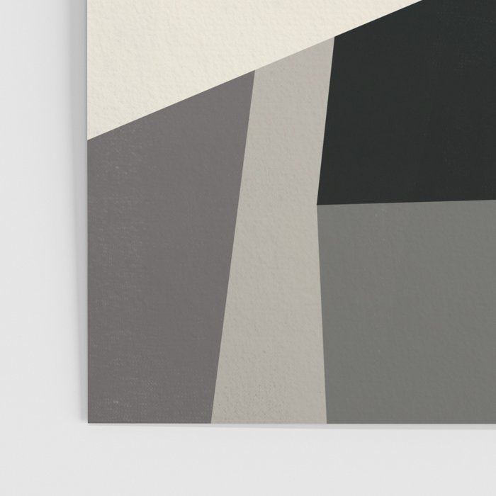 Geometric gray black design 2 Poster Gallery Image 3