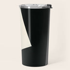Geometric gray black design 2 Travel Mug Gallery Image 2